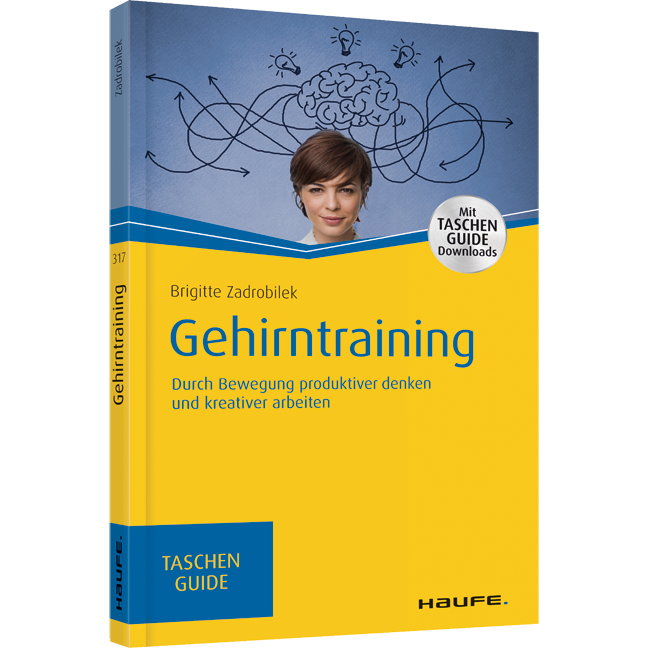 Buch Gehirntraining - Tipps für ein fittes Gehirn von Stresscoach Brigitte Zadrobilek